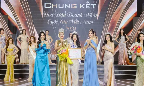 Doanh nhân Phạm Thị Sen đăng quang Á hậu 2 Hoa hậu Doanh nhân Quốc Gia Việt Nam 2024