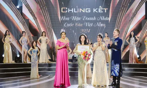 Doanh nhân Đặng Thị Tân xuất sắc đạt ngôi vị Á hậu 2 Hoa hậu Doanh nhân Quốc Gia Việt Nam 2024